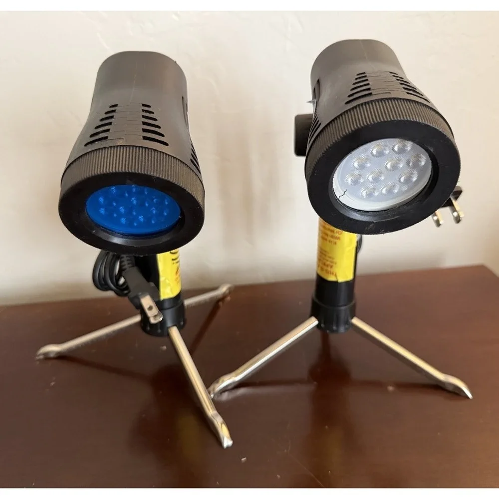Table Top LED Photography Light Tripod Set of 2 Studio Resale Lighting Rotating